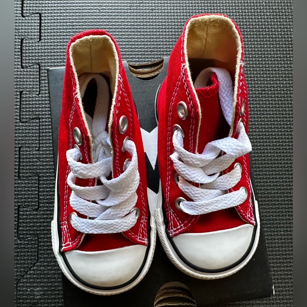 Converse Chuck Taylor All Star Hi Sneaker - Baby / Toddler - Red